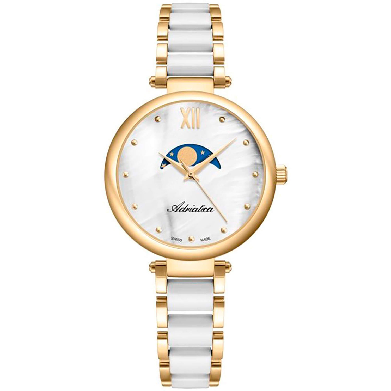 Часы Adriatica Ceramic 3705.D18FQM