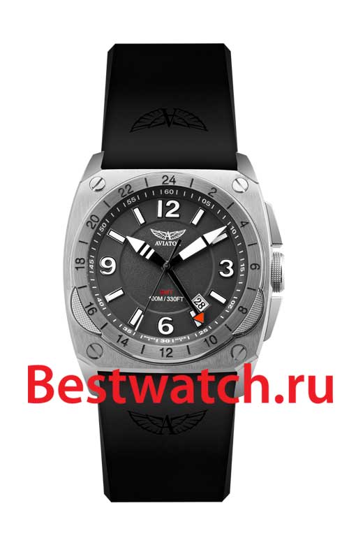 Часы Aviator MIG 29 Cockpit GMT M.1.12.0.051.6