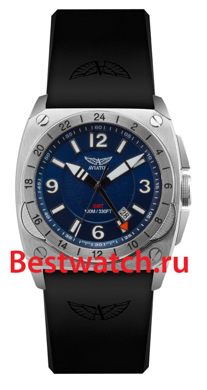 Часы Aviator MIG 29 Cockpit GMT M.1.12.0.052.6