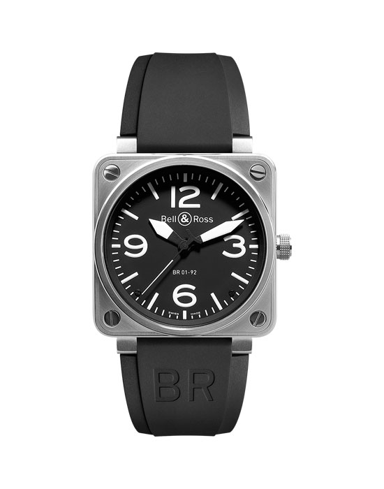 Часы Bell&Ross BR 01 BR0192-BL-ST