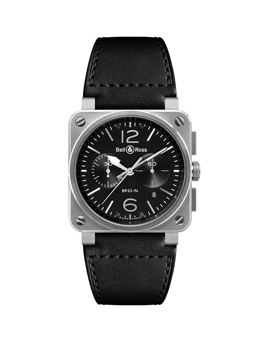 Часы Bell&Ross BR 03 BR0394-BL-SI_SCA