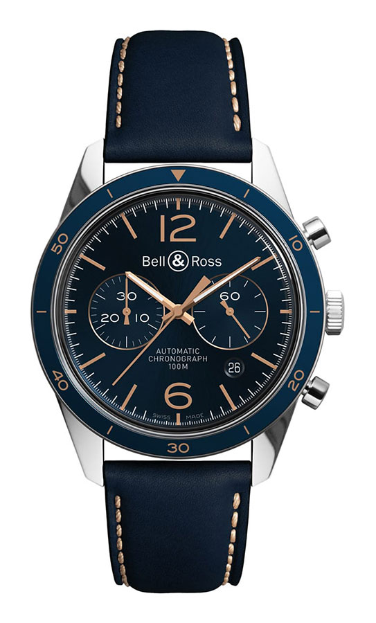 Часы Bell&Ross BR V BRV126-BLU-ST_SCA