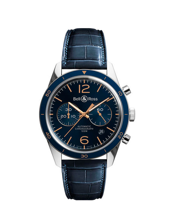 Часы Bell&Ross BR 126 BRV126-BLU-ST_SCR