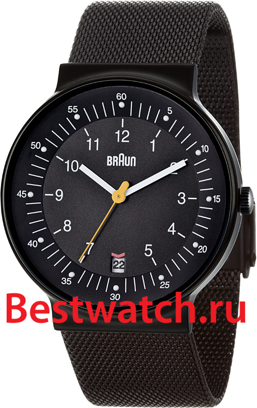 Часы Braun Mens BN0082BKBKMHG