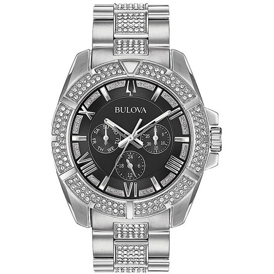 Часы Bulova Crystal Men's 96C126