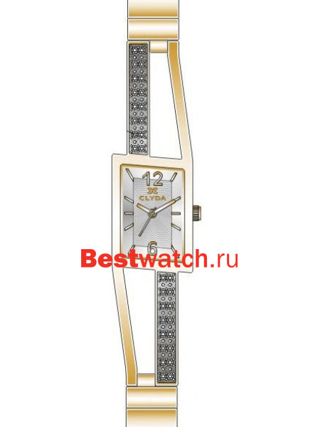 Часы Clyda Ladies Crystal CLD0432HBBW