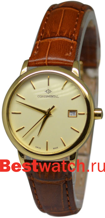 Часы Continental Leather Sophistication 1352-GP256IBR