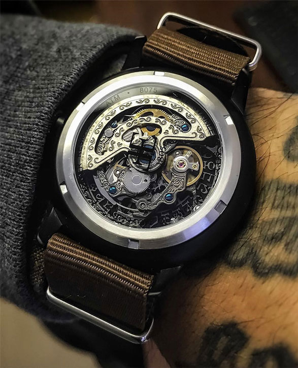 Часы Earnshaw Vancouver Sekeleton Automatic ES-8075
