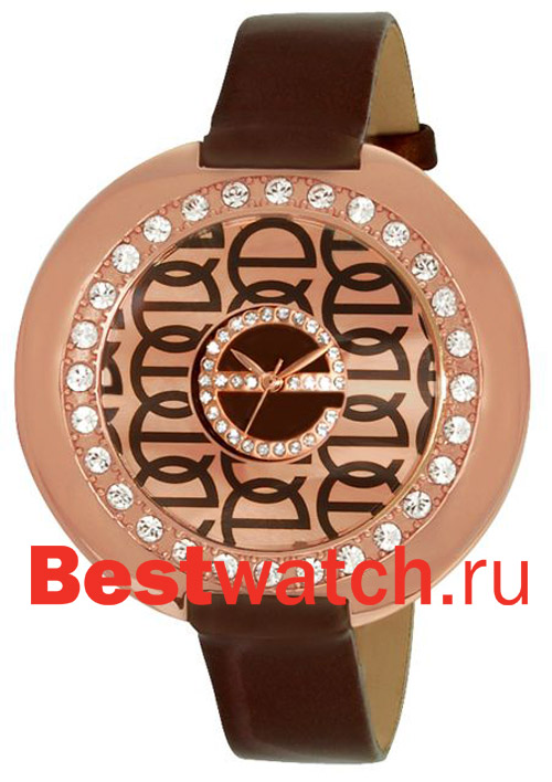 Часы Elite Leather Crystal E51622G-805