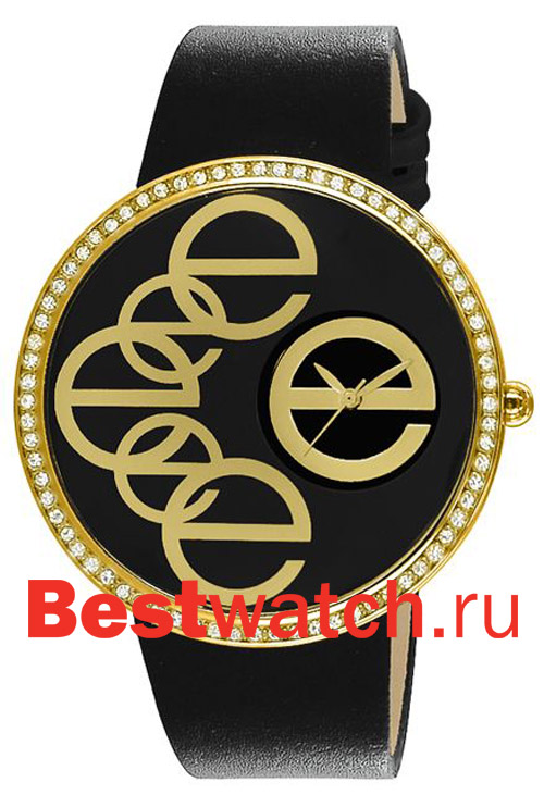 Часы Elite Leather Crystal E51932G-102