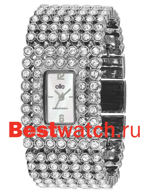 Часы Elite Leather Crystal E52214-201