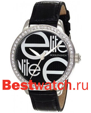 Часы Elite Leather Crystal E52459-203