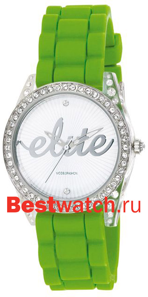 Часы Elite Leather Crystal E52519-207