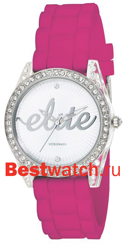 Часы Elite Leather Crystal E52519-212