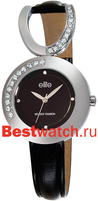Часы Elite Leather Crystal E52652-203