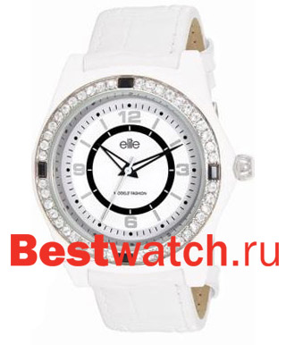 Часы Elite Leather Crystal E52862-201