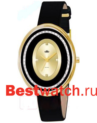 Часы Elite Leather Crystal E52872-109