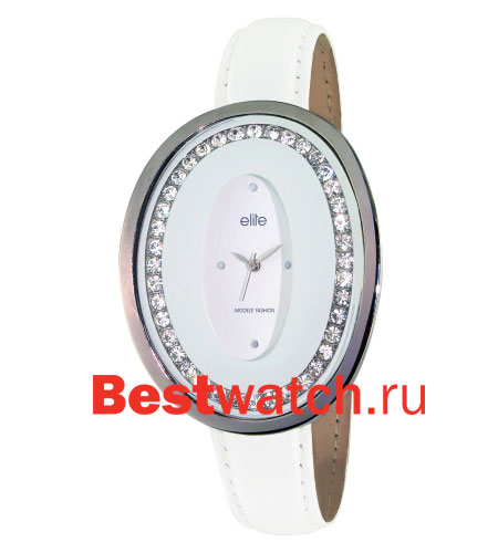 Часы Elite Leather Crystal E52872-201