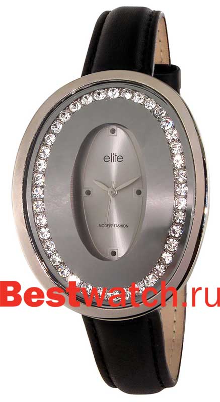 Часы Elite Leather Crystal E52872-204