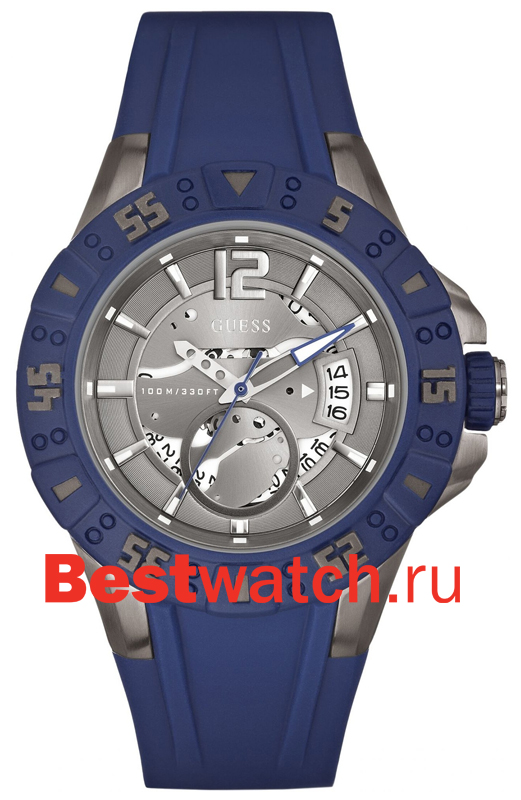 Часы Guess Sport steel W0034G6