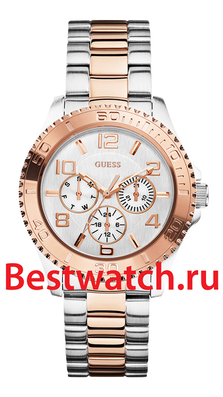 Часы Guess Sport steel W0231L5