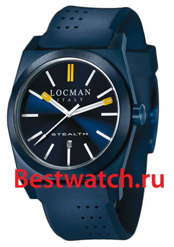 Часы Locman STEALTH 0201BLBLFYL1GOB