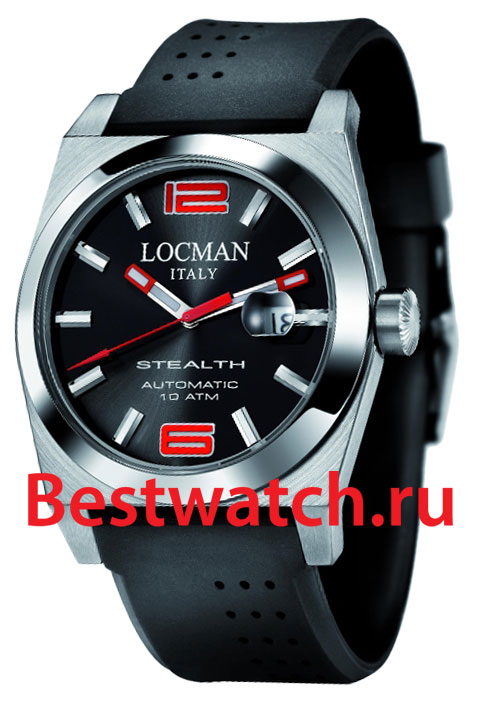 Часы Locman STEALTH 020500BKNRD0GOK