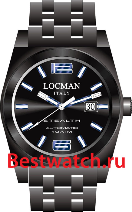 Часы Locman STEALTH 0205BKBKFBL0BRK
