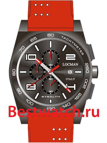 Часы Locman STEALTH 0209BKKBKWHRSIR