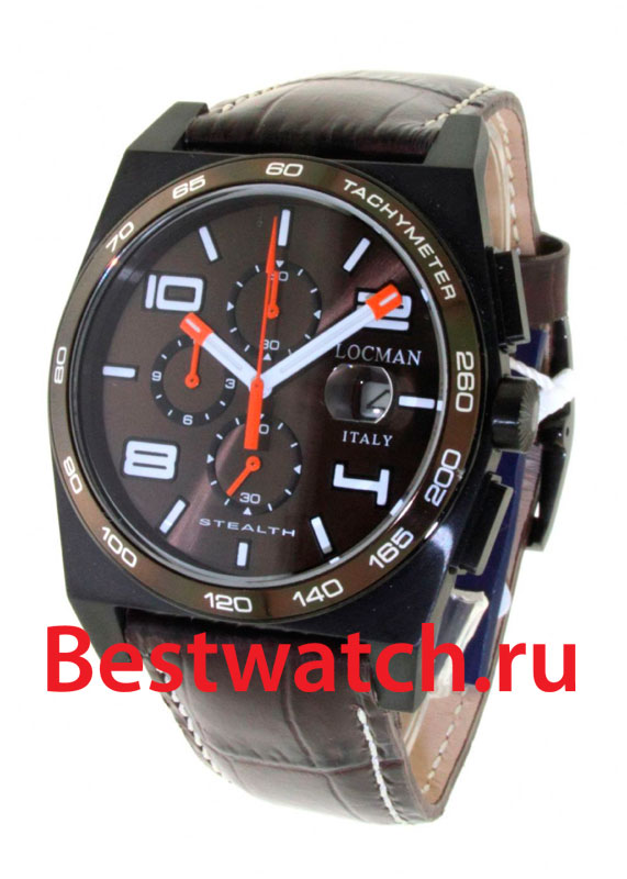 Часы Locman STEALTH 0209BKNBNWHOPSN