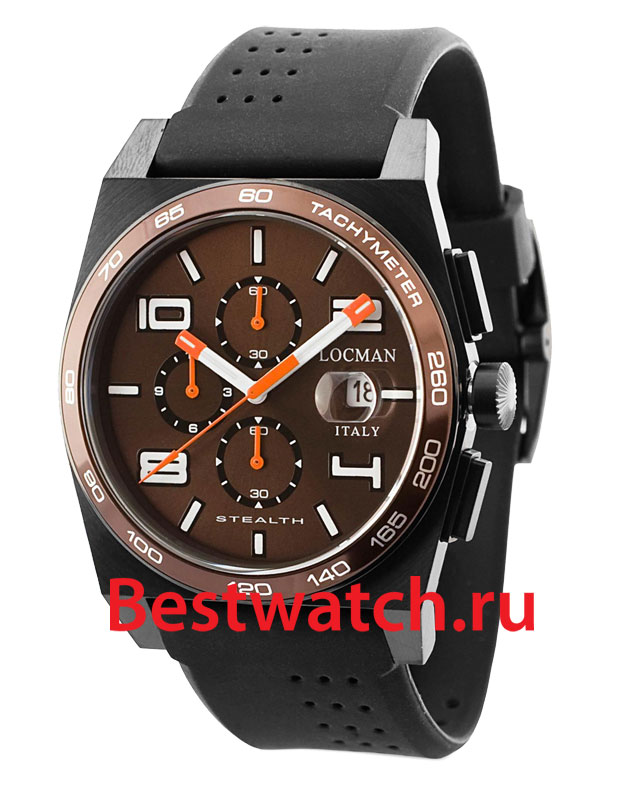 Часы Locman STEALTH 0209BKNBNWHOSIK