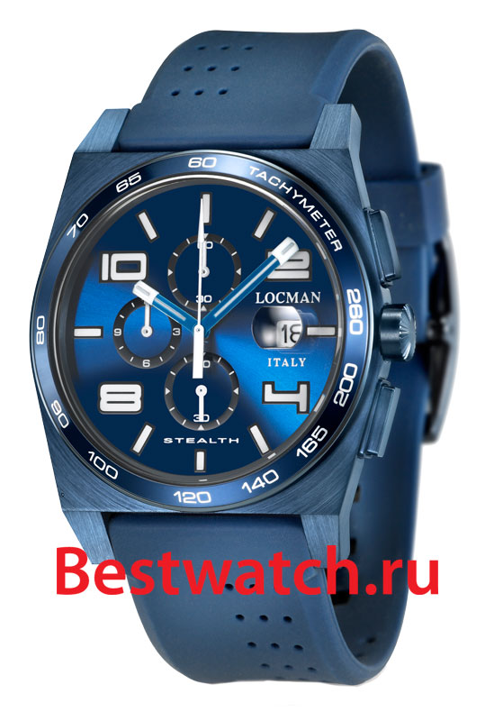 Часы Locman STEALTH 0209BLBBLWHWSIB