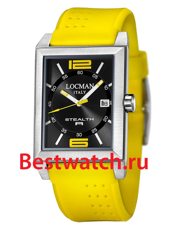 Часы Locman STEALTH 024000BKNYL8GOY