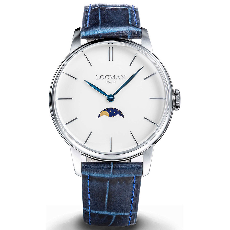 Часы Locman 1960 Moon Phases 0256A05A-00AVNKPB