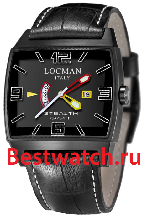 Часы Locman STEALTH 0300BKBKFYLRPSK
