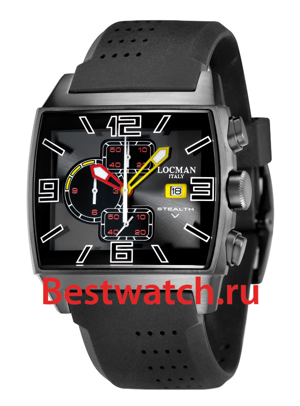 Часы Locman STEALTH 0301BKBKFYR0SIK
