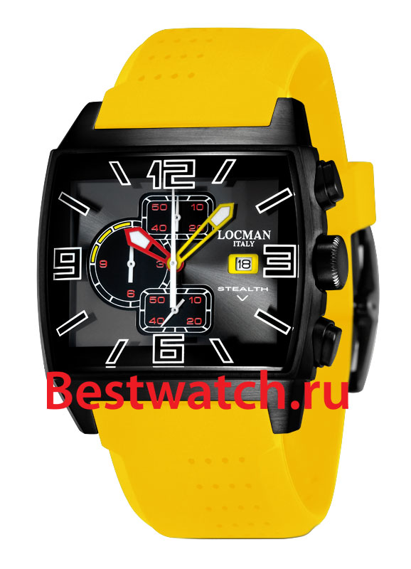 Часы Locman STEALTH 0301BKBKFYR0SIY