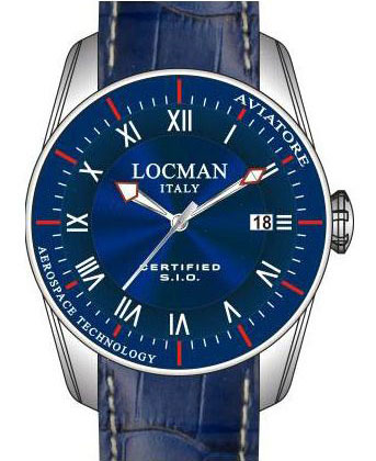Часы Locman AVIATORE 045200BLFWRBPSB