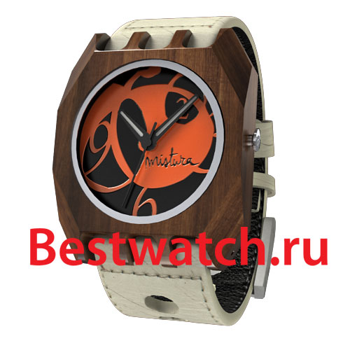 Часы Mistura Volkano TP12017HLSLPUORSLBK01BK01WD