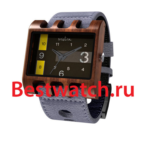 Часы Mistura Lenzo TP14023GYBKPUBKBKGN01GN01WD