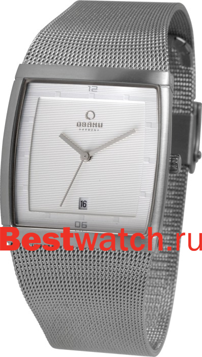 Часы Obaku Rectangular V102GCCMC