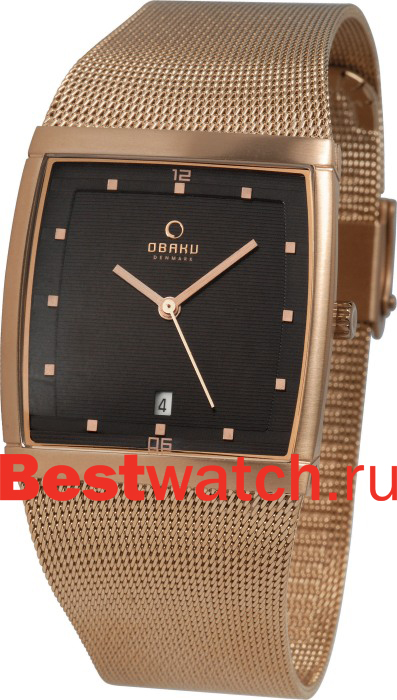 Часы Obaku Rectangular V102GVNMV