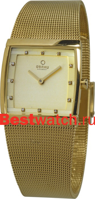 Часы Obaku Rectangular V102LGGMG