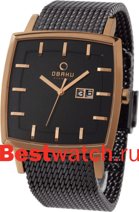 Часы Obaku Square V134GVBMB1