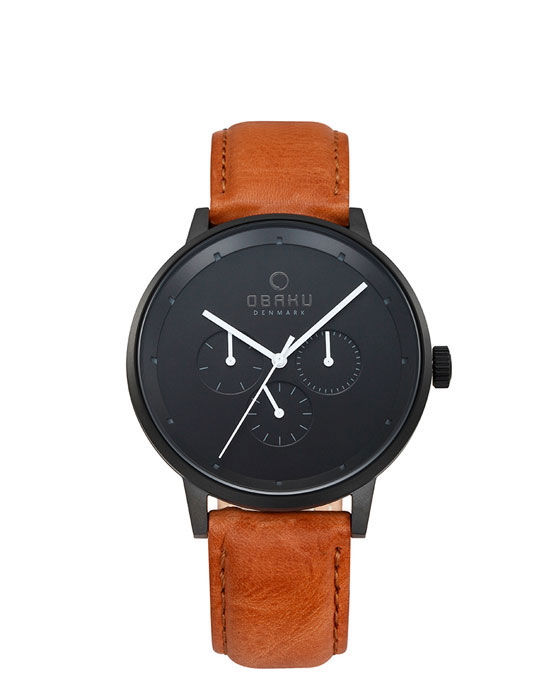 Часы Obaku leather V208GMBBRZ