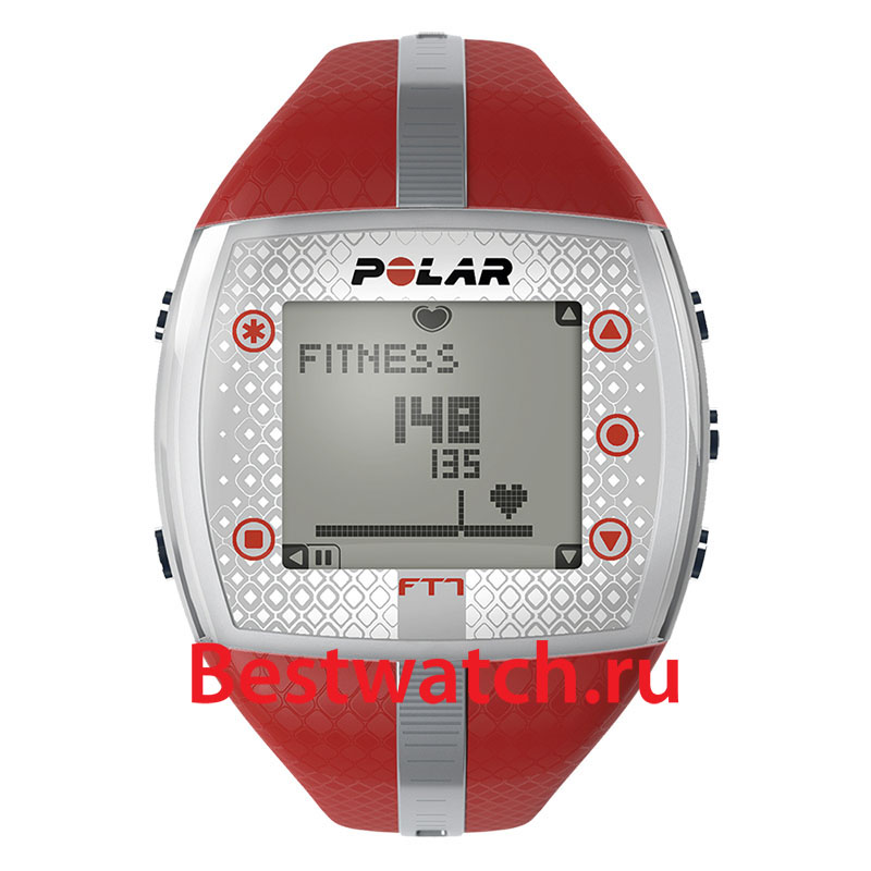 Часы Polar FT7F-Red-Silver