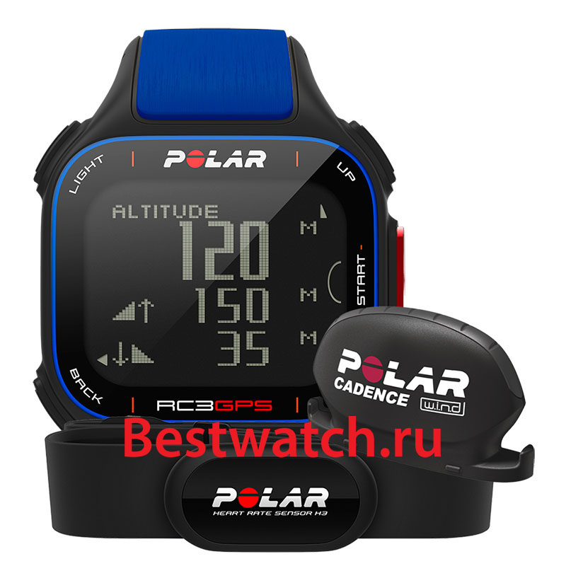 Часы Polar RC3 RC3-GPS-Bike-Blue
