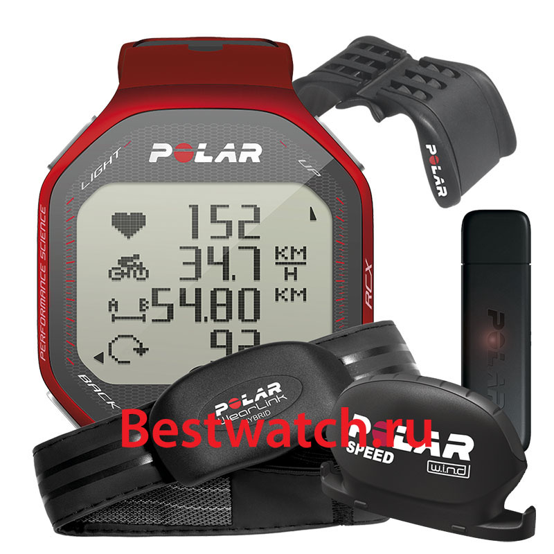 Часы Polar RCX5 RCX5-Red-Bike