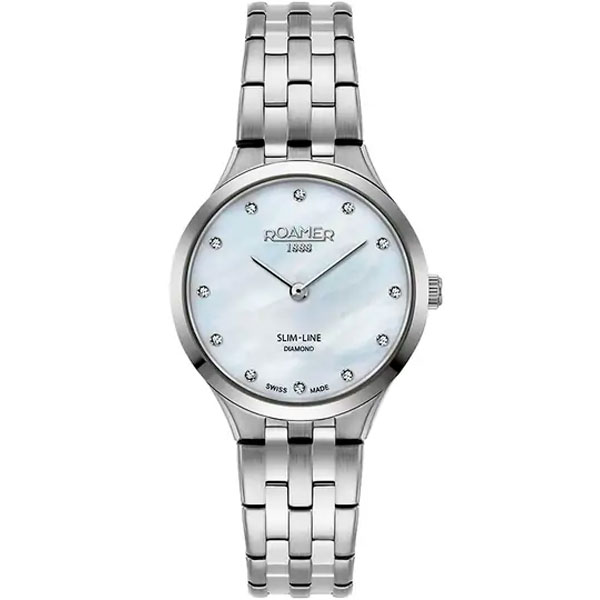 Часы Roamer Slim Line Diamond 512.847.41.89.20