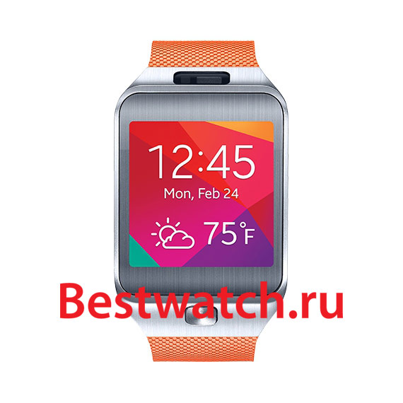 Часы Samsung Gear2 SM-R380.metallic-orange